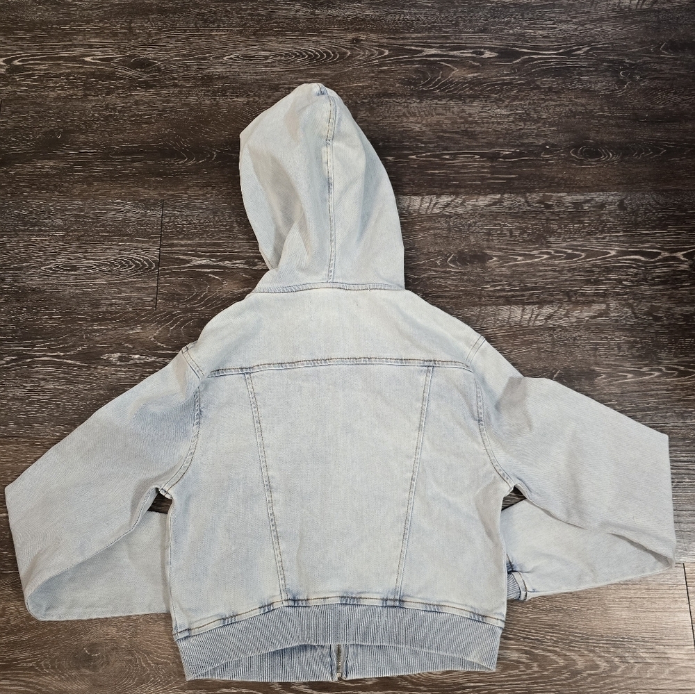 Ser.o.ya Edith Terry Cropped Hoodie size S - Picture 3 of 10